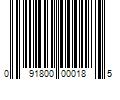 Barcode Image for UPC code 091800000185