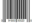 Barcode Image for UPC code 091800000208