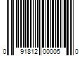 Barcode Image for UPC code 091812000050