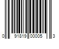 Barcode Image for UPC code 091819000053