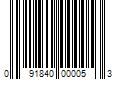 Barcode Image for UPC code 091840000053