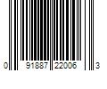 Barcode Image for UPC code 091887220063