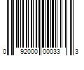 Barcode Image for UPC code 092000000333