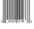 Barcode Image for UPC code 092000001668