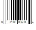 Barcode Image for UPC code 092000006304