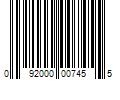 Barcode Image for UPC code 092000007455