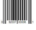 Barcode Image for UPC code 092037000061