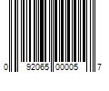 Barcode Image for UPC code 092065000057