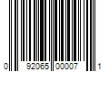 Barcode Image for UPC code 092065000071