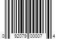 Barcode Image for UPC code 092079000074