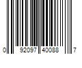 Barcode Image for UPC code 092097400887