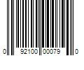 Barcode Image for UPC code 092100000790