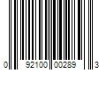 Barcode Image for UPC code 092100002893