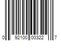 Barcode Image for UPC code 092100003227