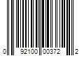 Barcode Image for UPC code 092100003722