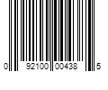 Barcode Image for UPC code 092100004385