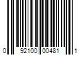 Barcode Image for UPC code 092100004811