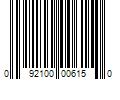 Barcode Image for UPC code 092100006150