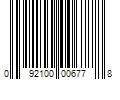 Barcode Image for UPC code 092100006778