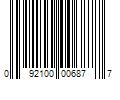 Barcode Image for UPC code 092100006877