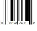 Barcode Image for UPC code 092100007119