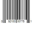 Barcode Image for UPC code 092100007751