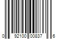 Barcode Image for UPC code 092100008376