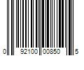 Barcode Image for UPC code 092100008505