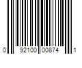 Barcode Image for UPC code 092100008741