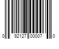 Barcode Image for UPC code 092127000070