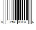 Barcode Image for UPC code 092180000086