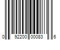 Barcode Image for UPC code 092200000836