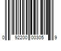 Barcode Image for UPC code 092200003059