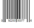 Barcode Image for UPC code 092200003776