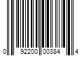 Barcode Image for UPC code 092200003844