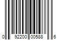 Barcode Image for UPC code 092200005886