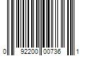 Barcode Image for UPC code 092200007361