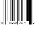 Barcode Image for UPC code 092200007712