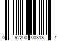 Barcode Image for UPC code 092200008184