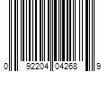 Barcode Image for UPC code 092204042689