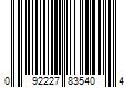 Barcode Image for UPC code 092227835404