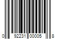 Barcode Image for UPC code 092231000058