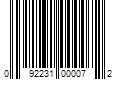 Barcode Image for UPC code 092231000072