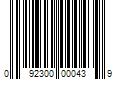 Barcode Image for UPC code 092300000439