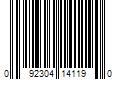 Barcode Image for UPC code 092304141190. Product Name: LARSON QuickFit Nickel Lockable Storm Door Handleset | 20297817