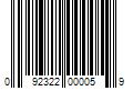 Barcode Image for UPC code 092322000059