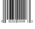 Barcode Image for UPC code 092332000063