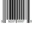 Barcode Image for UPC code 092337000075