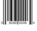 Barcode Image for UPC code 092393000064