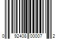 Barcode Image for UPC code 092408000072